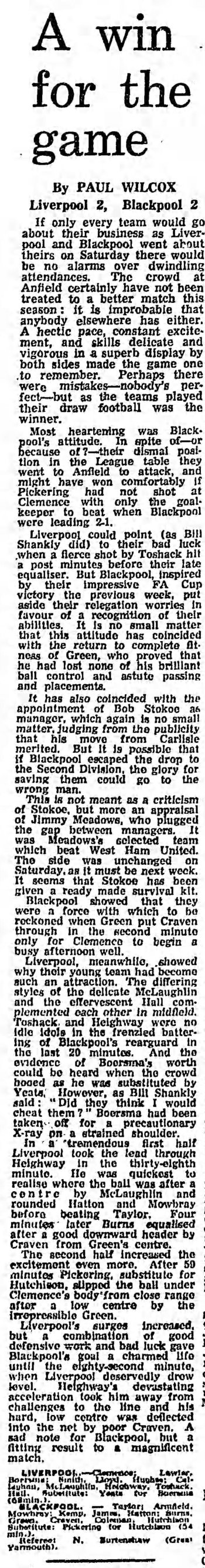 Guardian match report