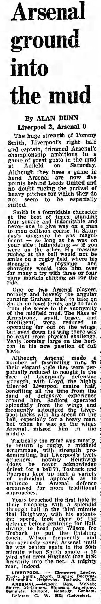 Guardian match report
