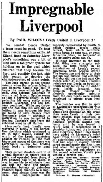 Guardian match report