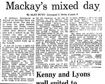 Guardian match report