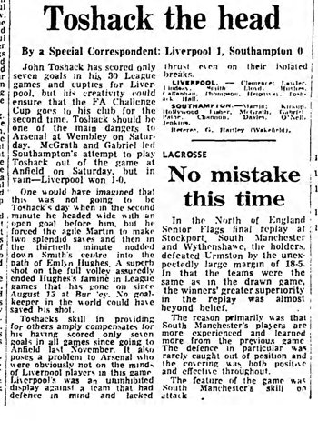 Guardian match report