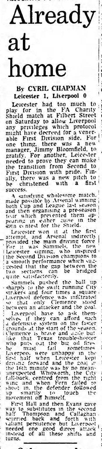 Guardian match report