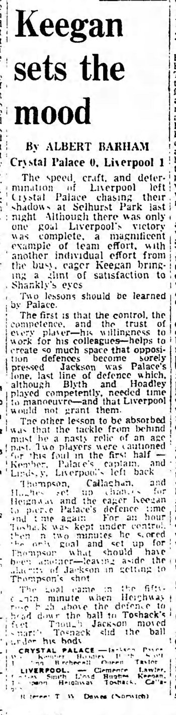 Guardian match report