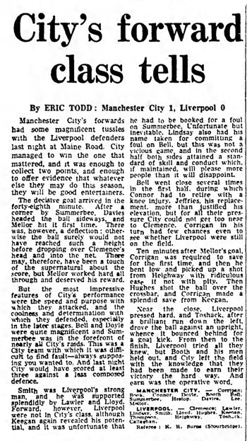 Guardian match report