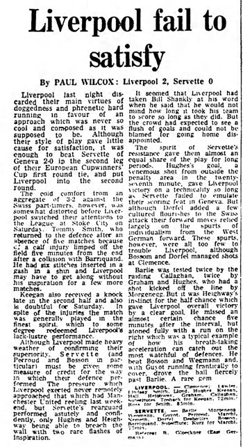 Guardian match report