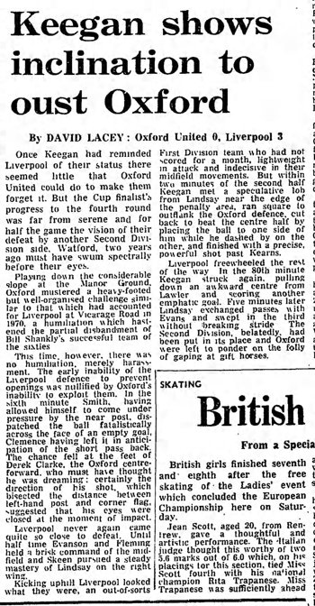 Guardian match report