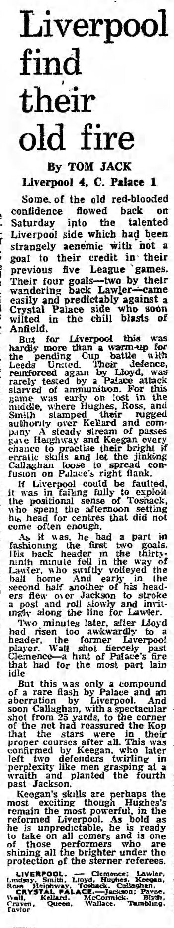 Guardian match report