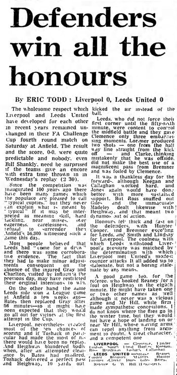 Guardian match report