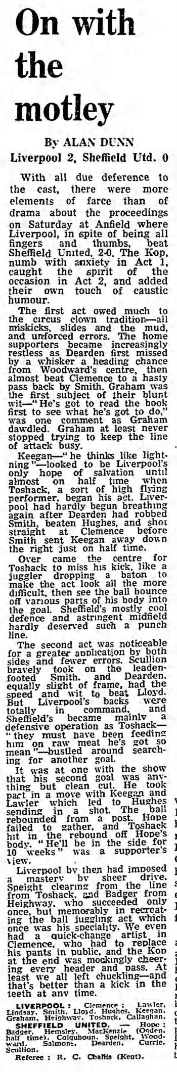 Guardian match report