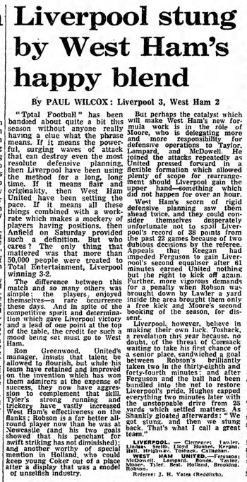 Guardian match report