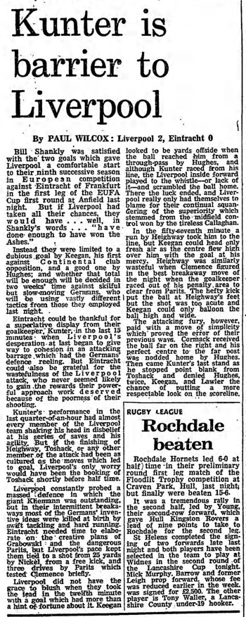 Guardian match report