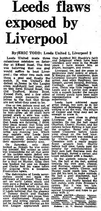 Guardian match report