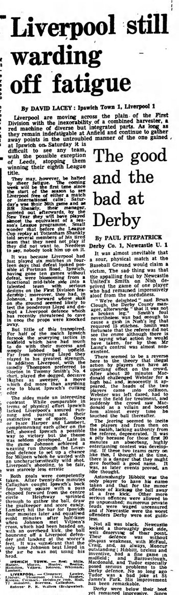 Guardian match report