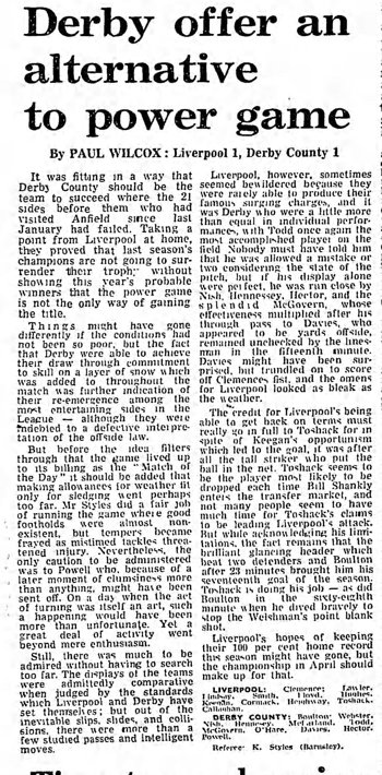 Guardian match report