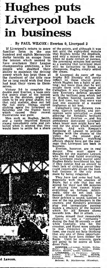 Guardian match report