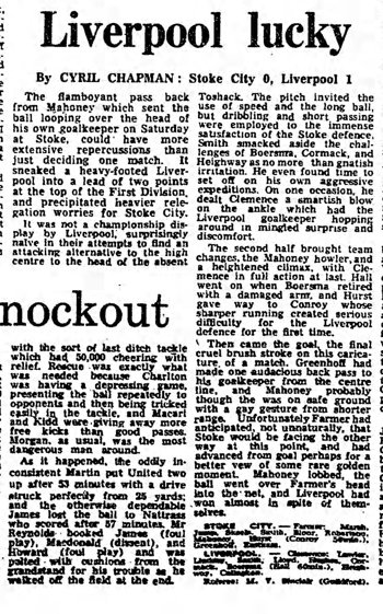 Guardian match report