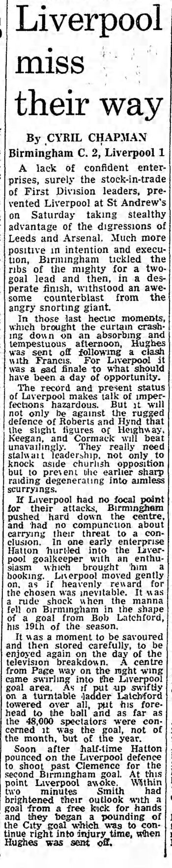 Guardian match report