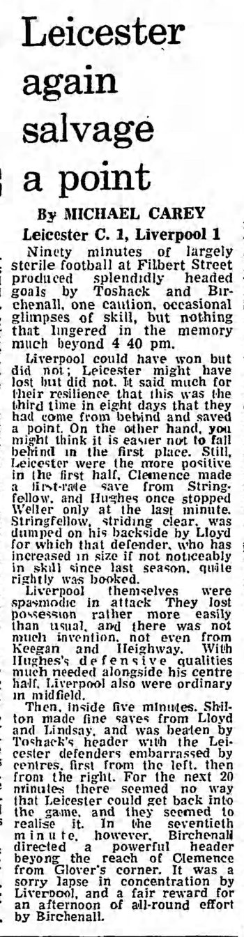Guardian match report