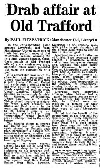 Guardian match report