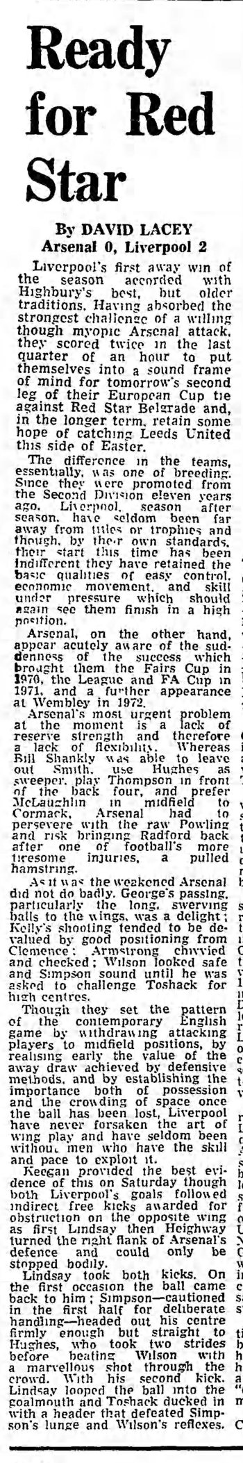 Guardian match report