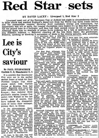 Guardian match report