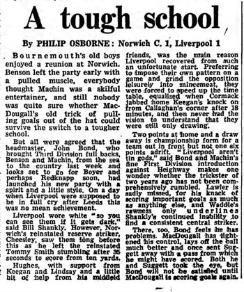 Guardian match report