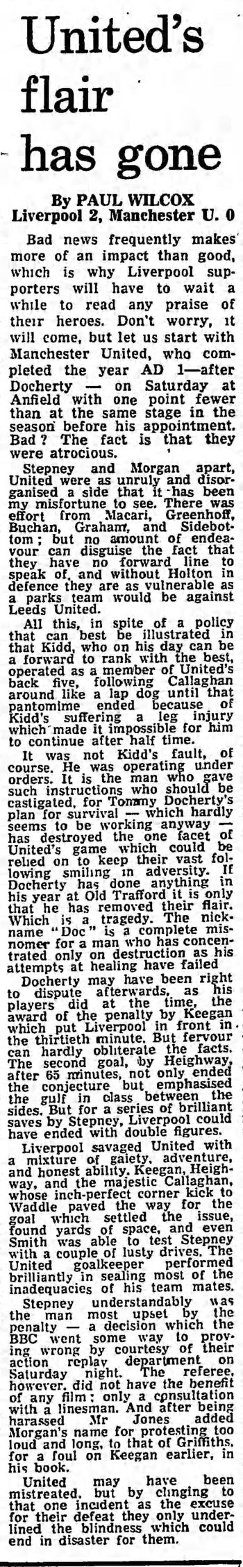 Guardian match report