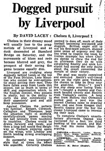 Guardian match report