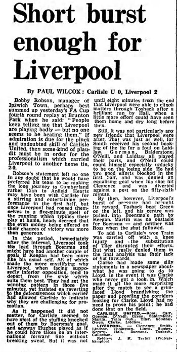 Guardian match report