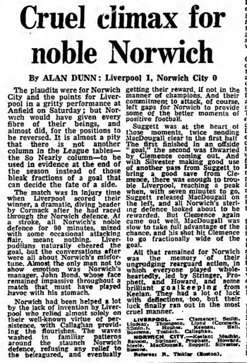 Guardian match report