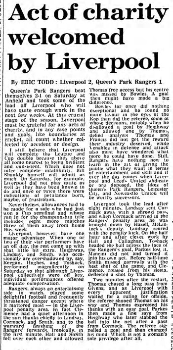 Guardian match report