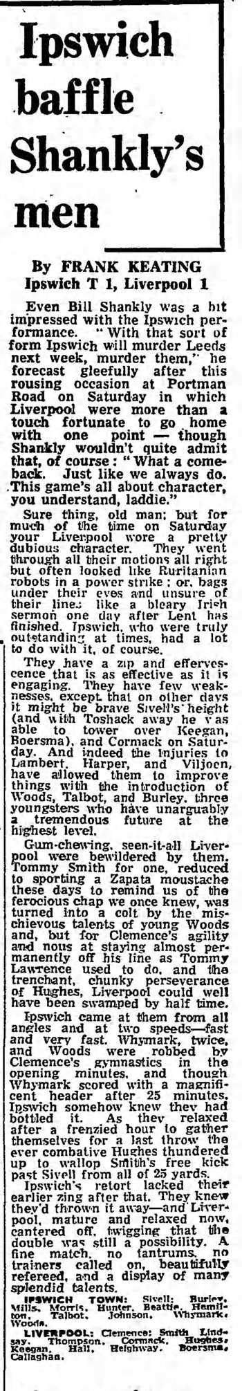 Guardian match report