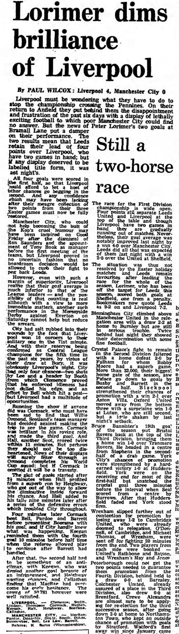 Guardian match report