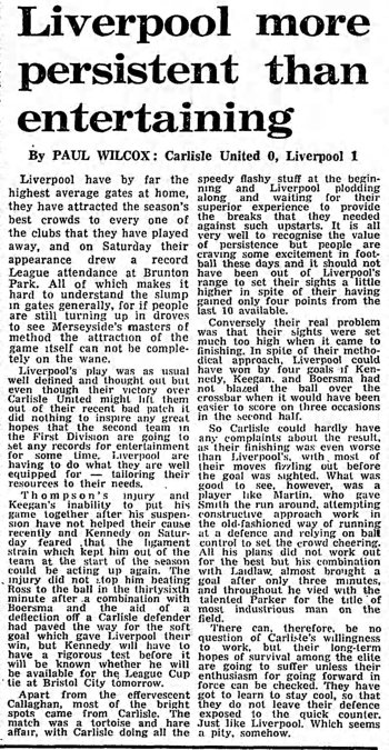 Guardian match report