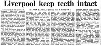 Guardian match report