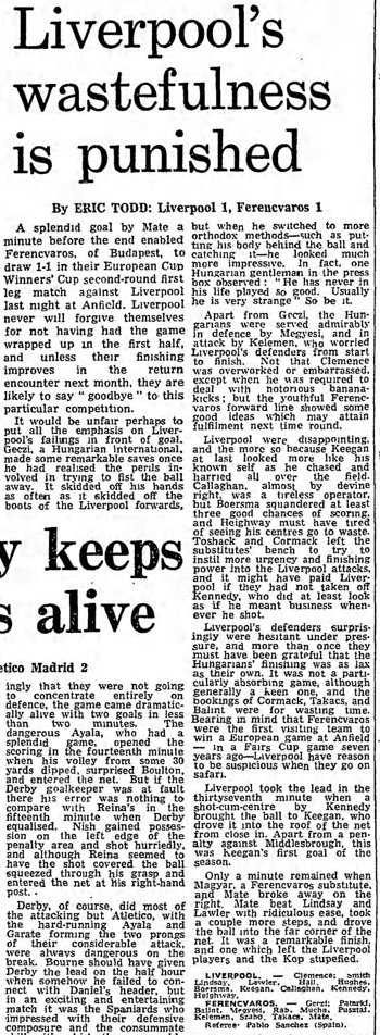 Guardian match report