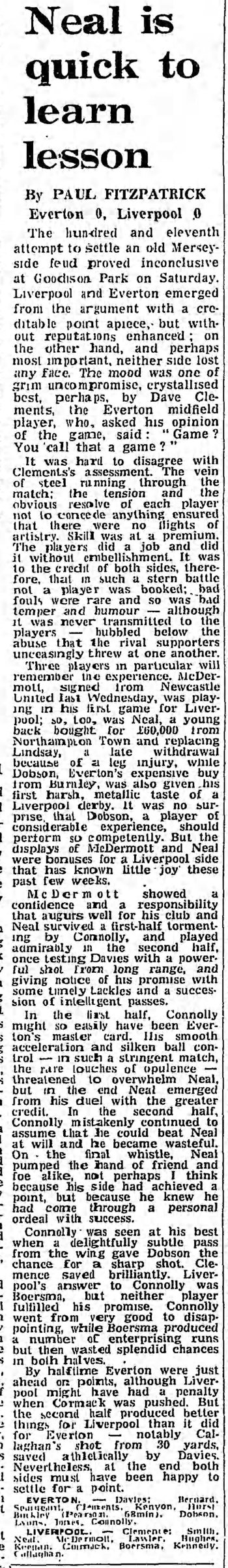 Guardian match report