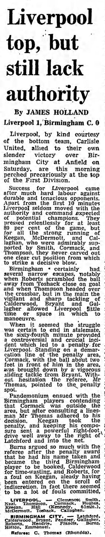 Guardian match report