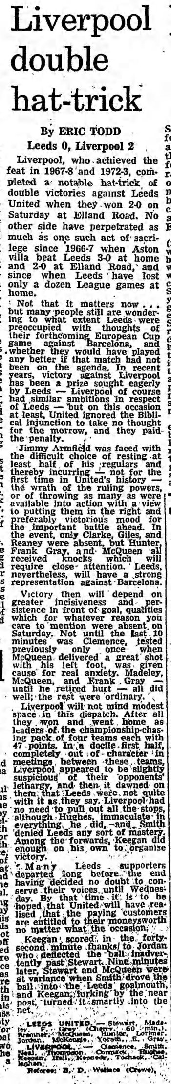 Guardian match report