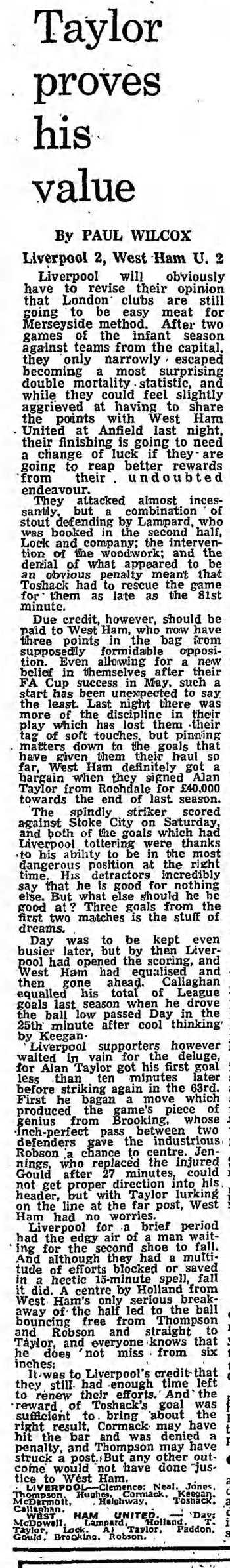 Guardian match report