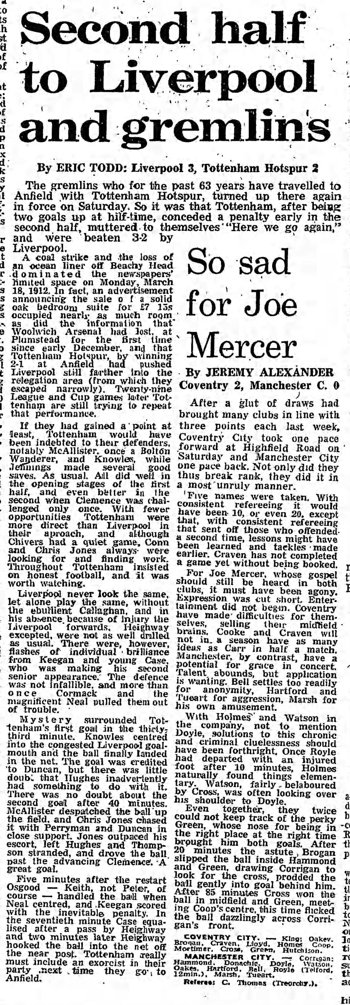 Guardian match report