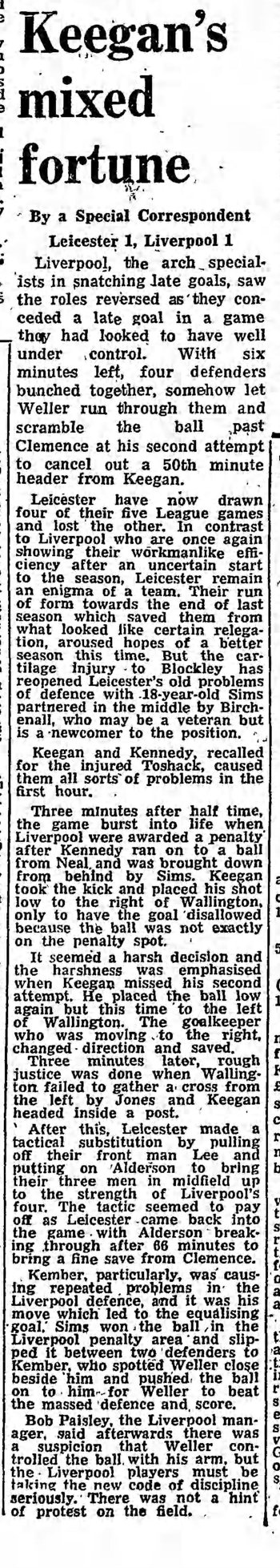 Guardian match report