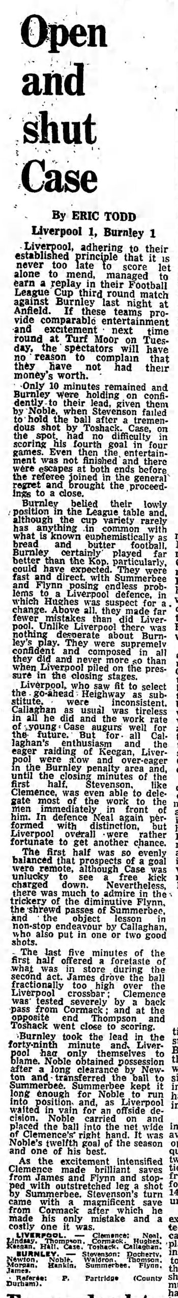 Guardian match report