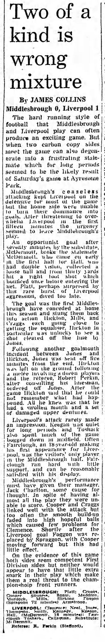 Guardian match report