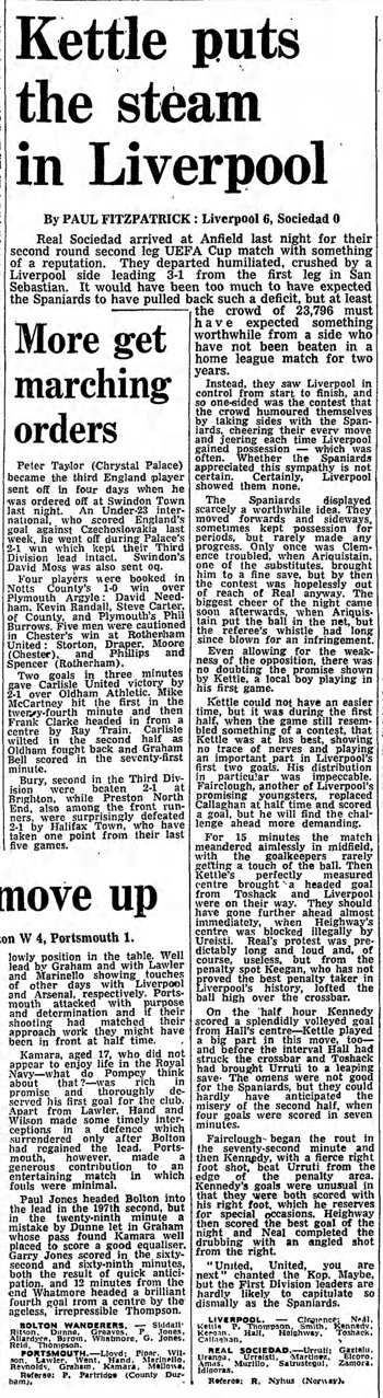 Guardian match report