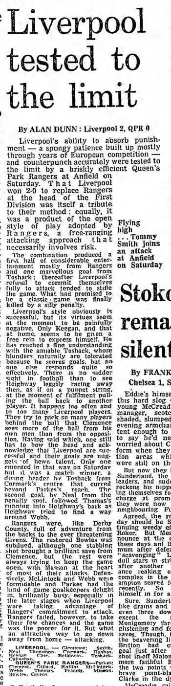 Guardian match report