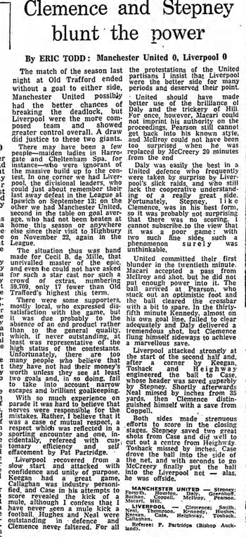 Guardian match report