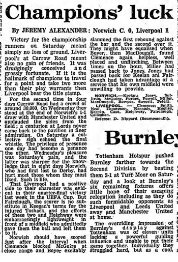 Guardian match report
