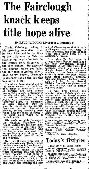 Guardian match report