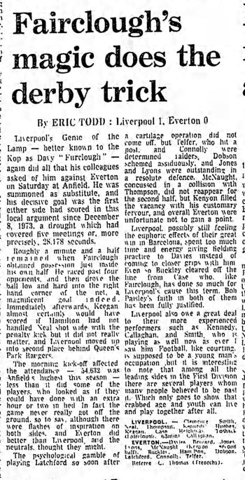 Guardian match report